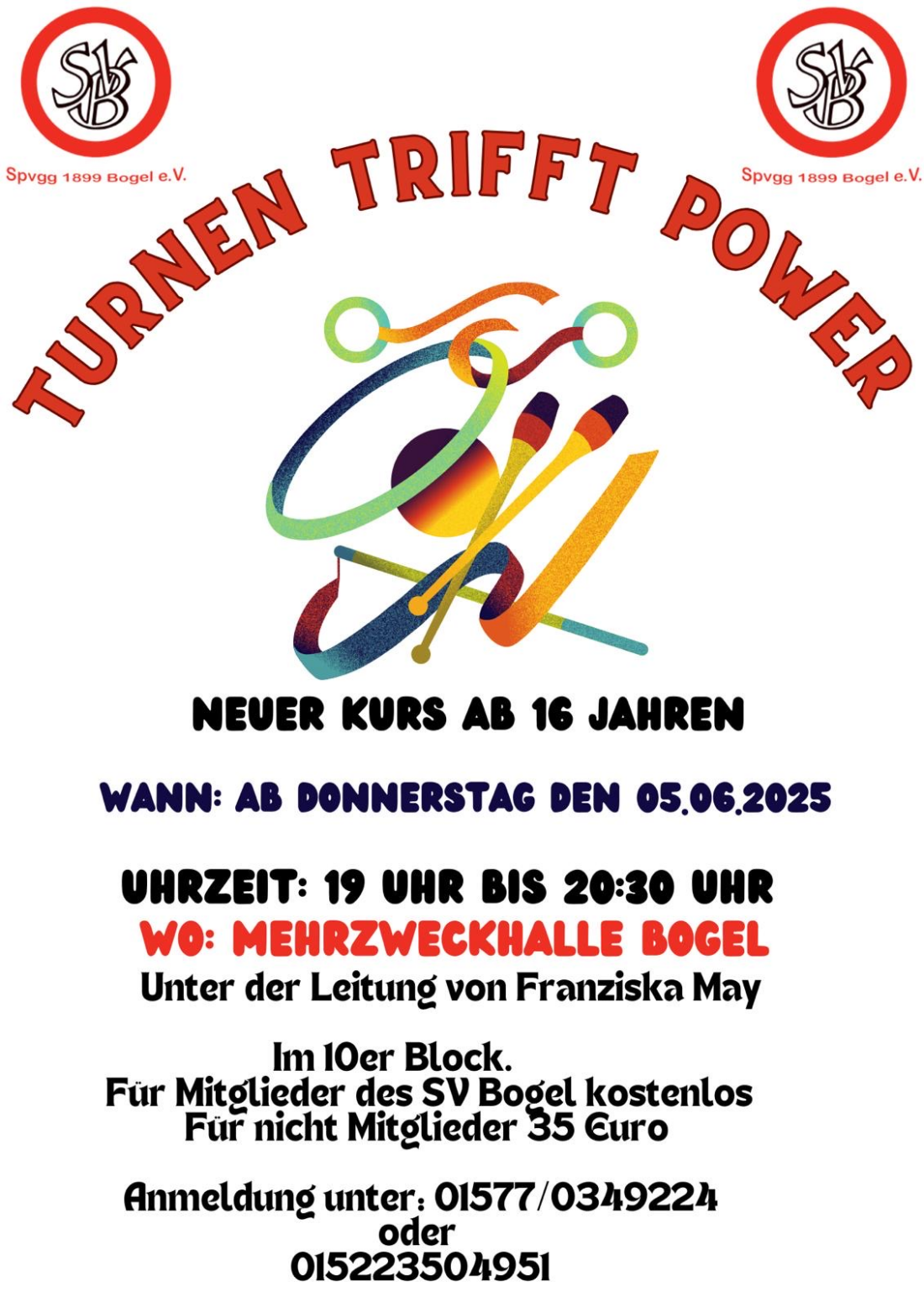 Neuer Kurs ab 05.06.2025