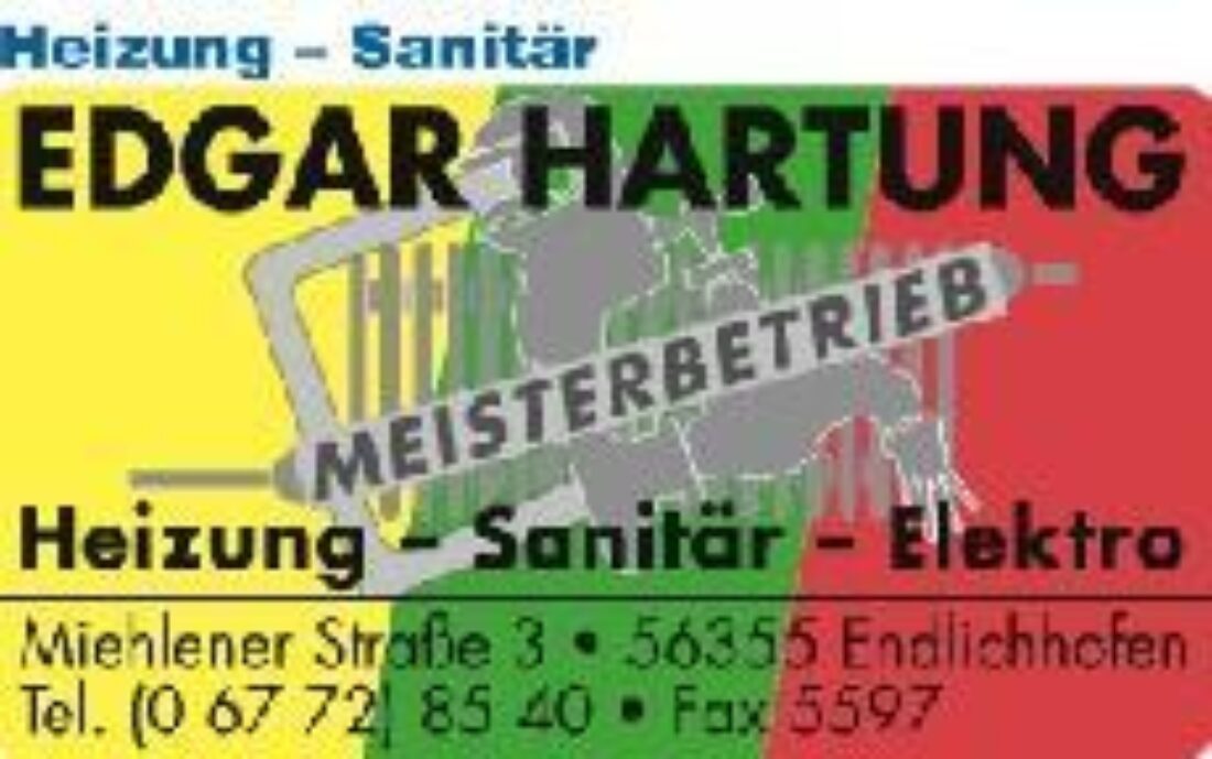 Edgar Hartung Heizung-Sanitär-Elektro unterstützt den SVB