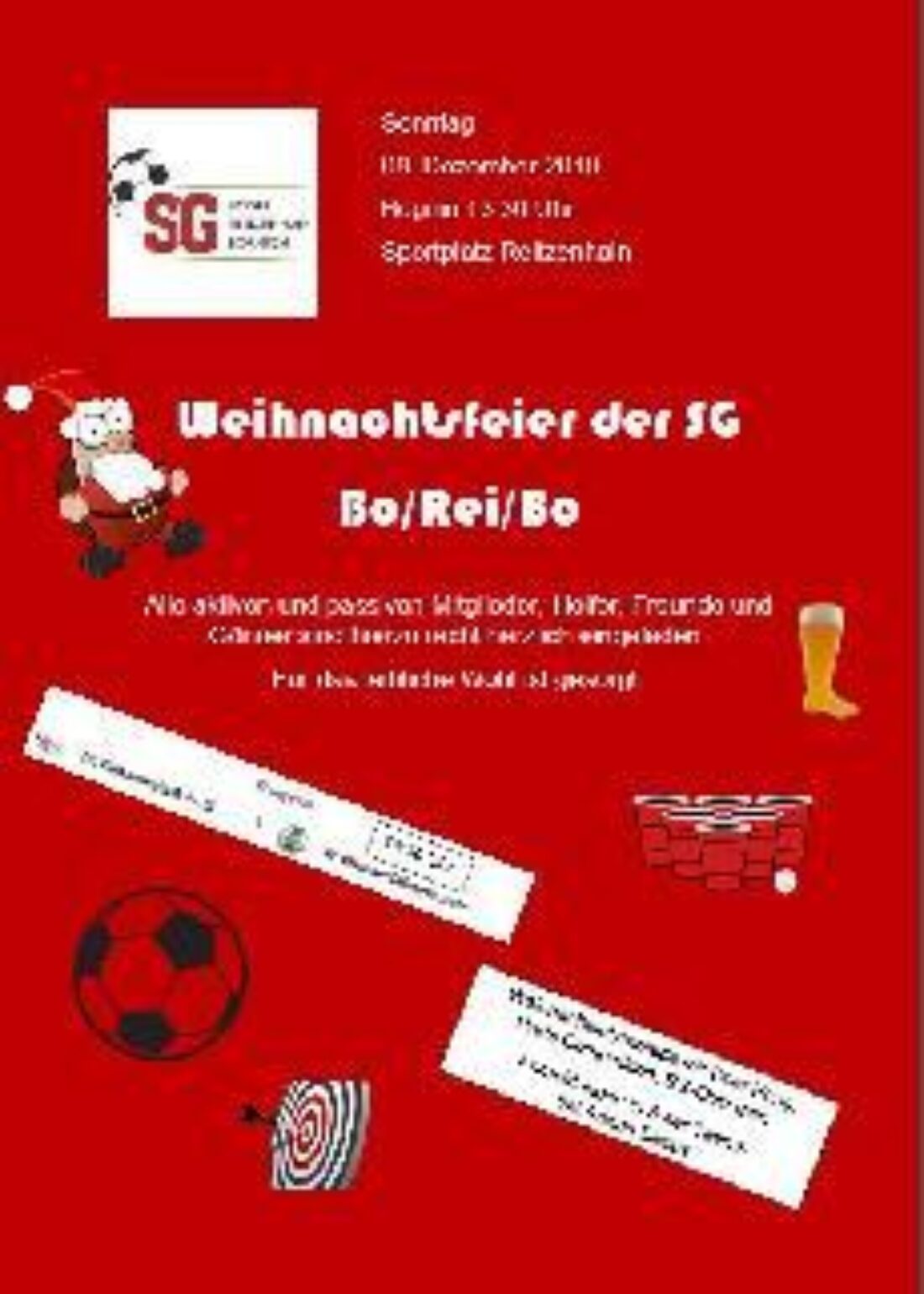 SG Weihnachtsfeier am 08.12.19