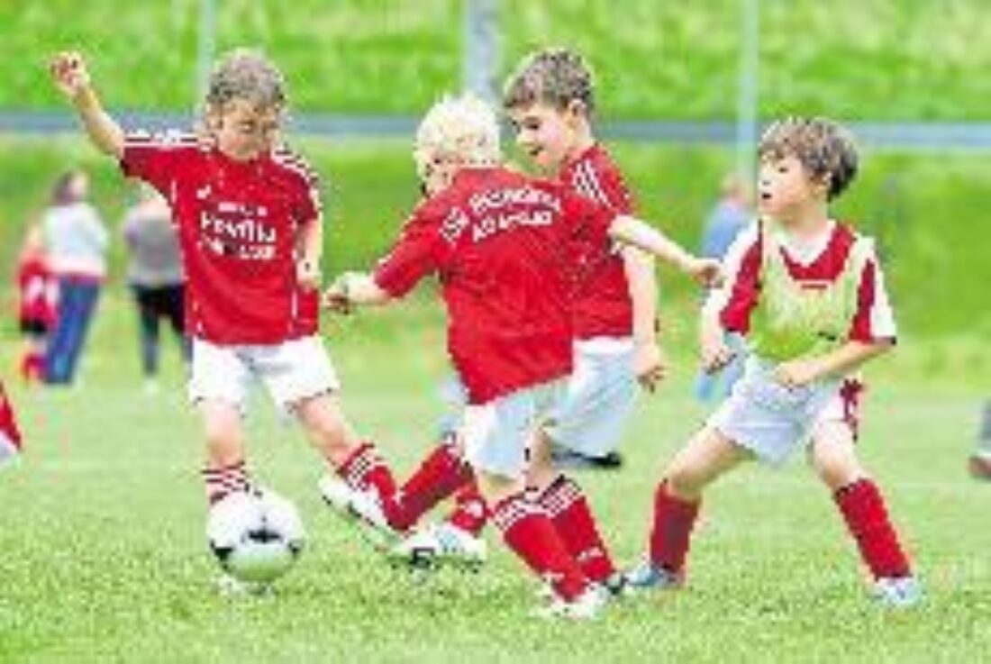 Die Jüngsten kicken ohne jeglichen Druck
