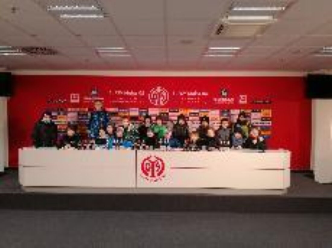 Jahresabschluss der E-Jugend in der Opel Arena bei Mainz 05