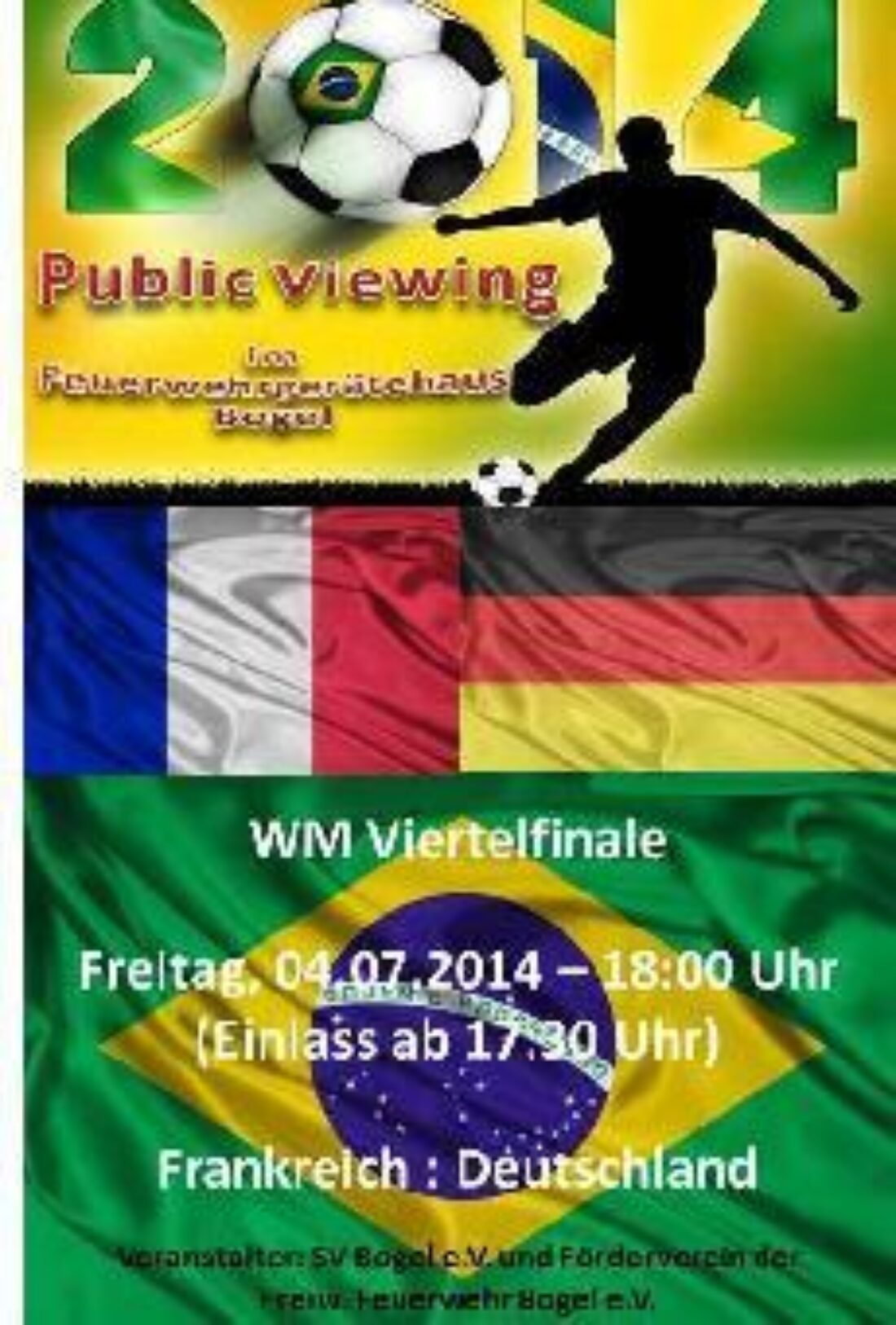 WM-Viertelfinale Public Viewing