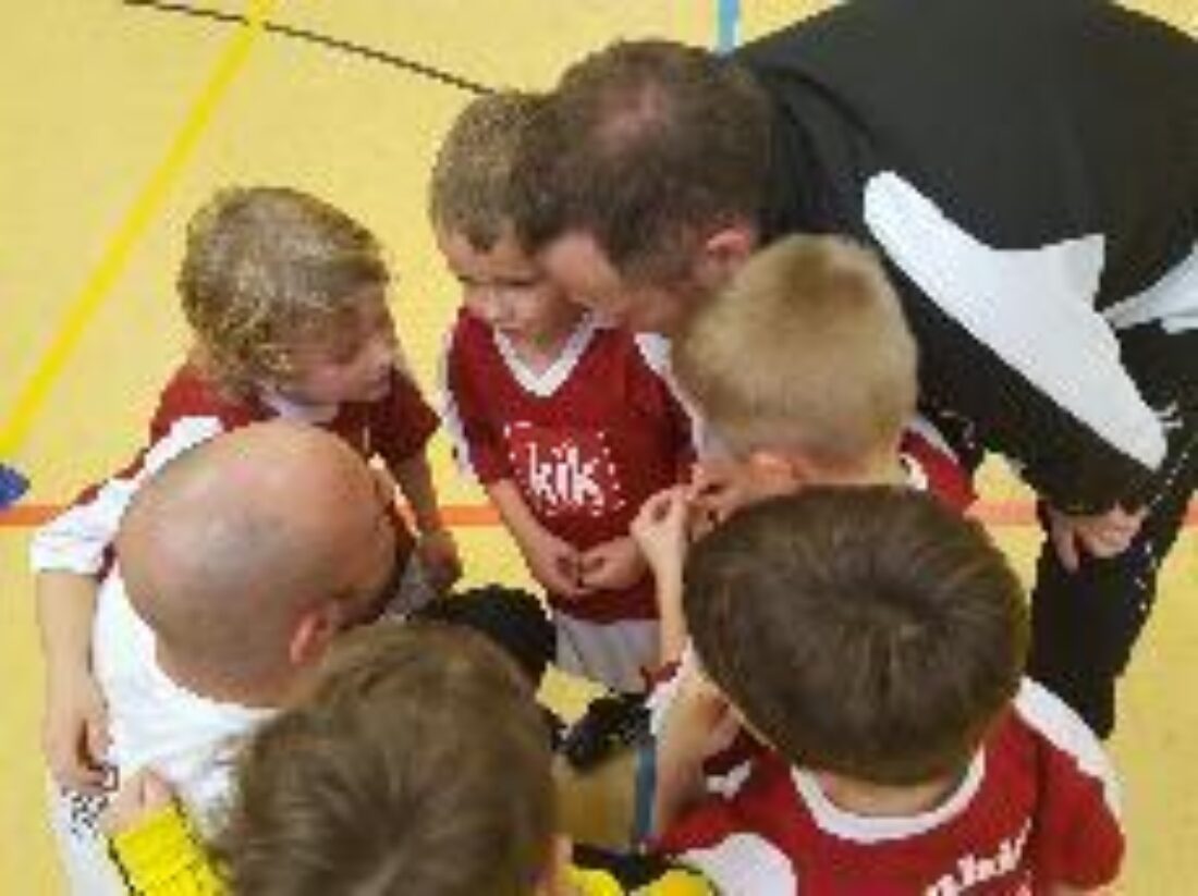 Bambinis beim ersten Hallenturnier der Saison