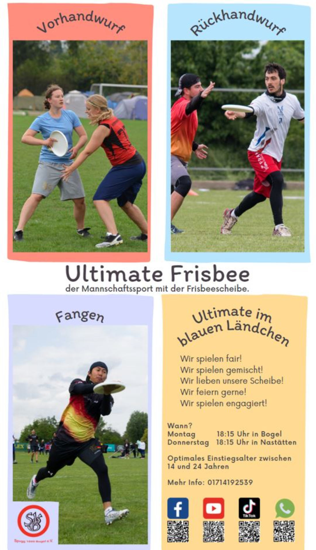 Ultimate Frisbee im blauen Ländchen