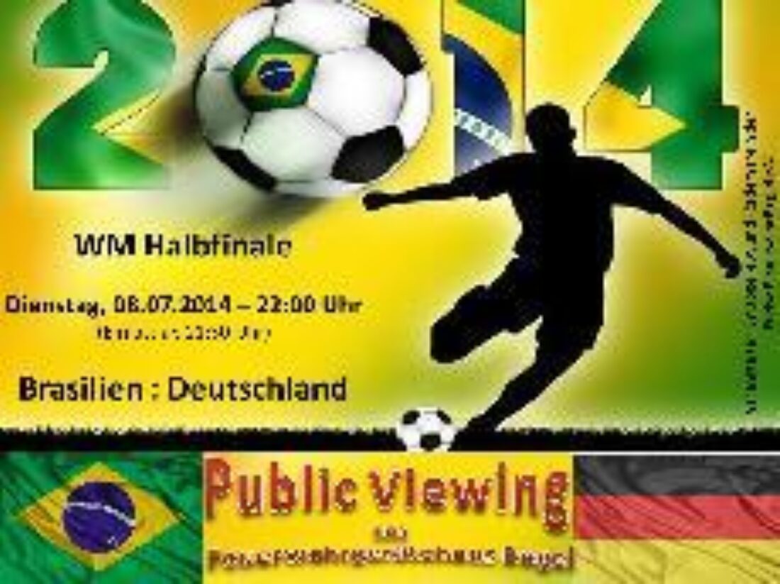 WM-Halbfinale Public Viewing