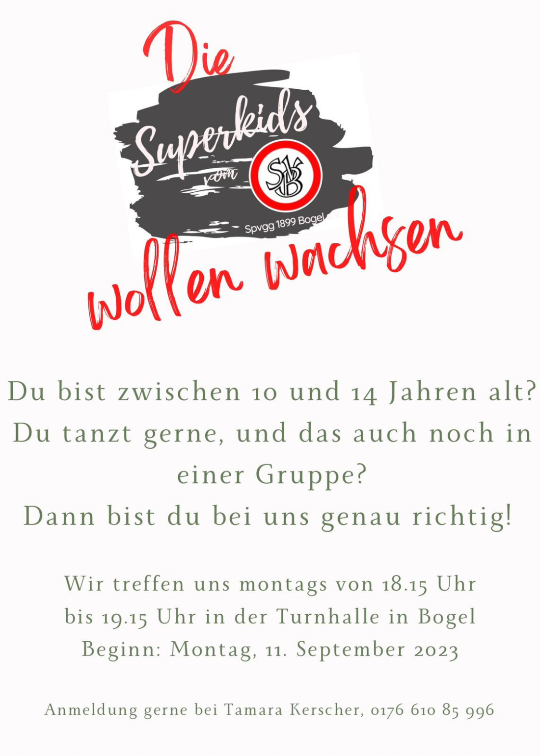 Dancing Kids wollen wachsen